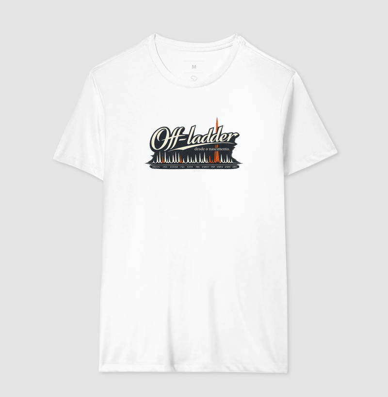 Camiseta Genética Forense "Off-Ladder Desde o Nascimento" | Fora do Padrão