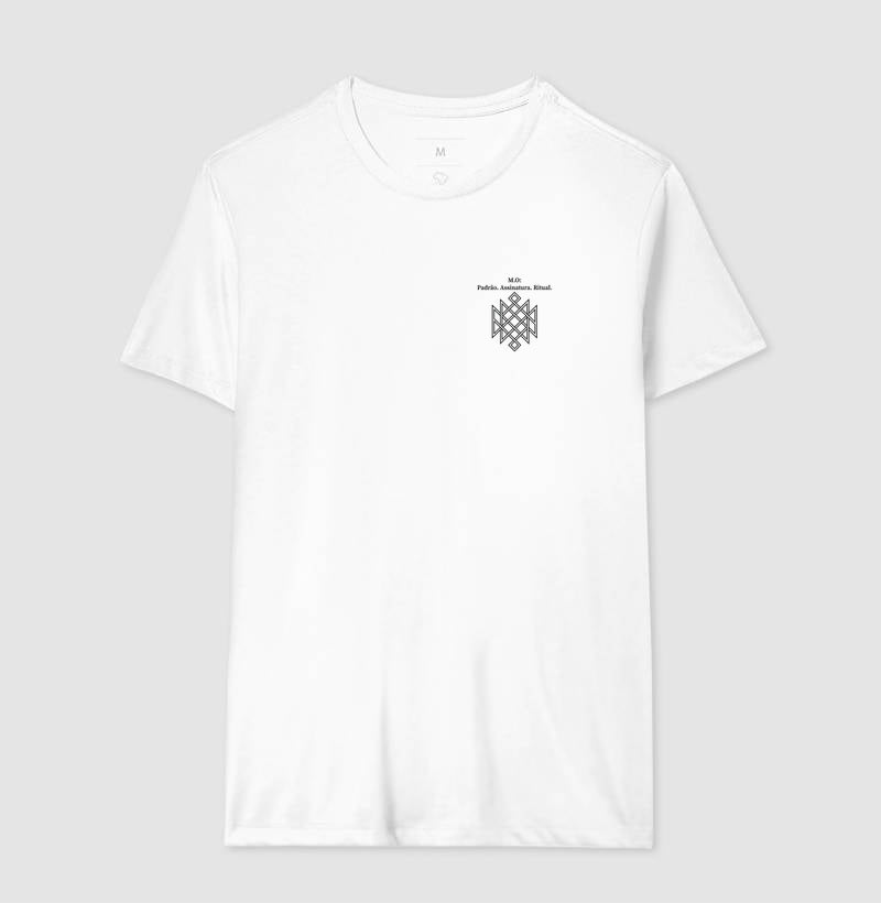 Camiseta Psicologia Forense - M.O: Padrão, Assinatura e Ritual | Minimalista Noir
