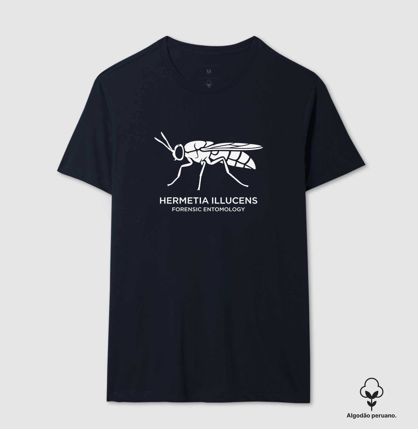 Camiseta Algodão Peruano "Hermetia Illucens" | O Minimalismo Forense