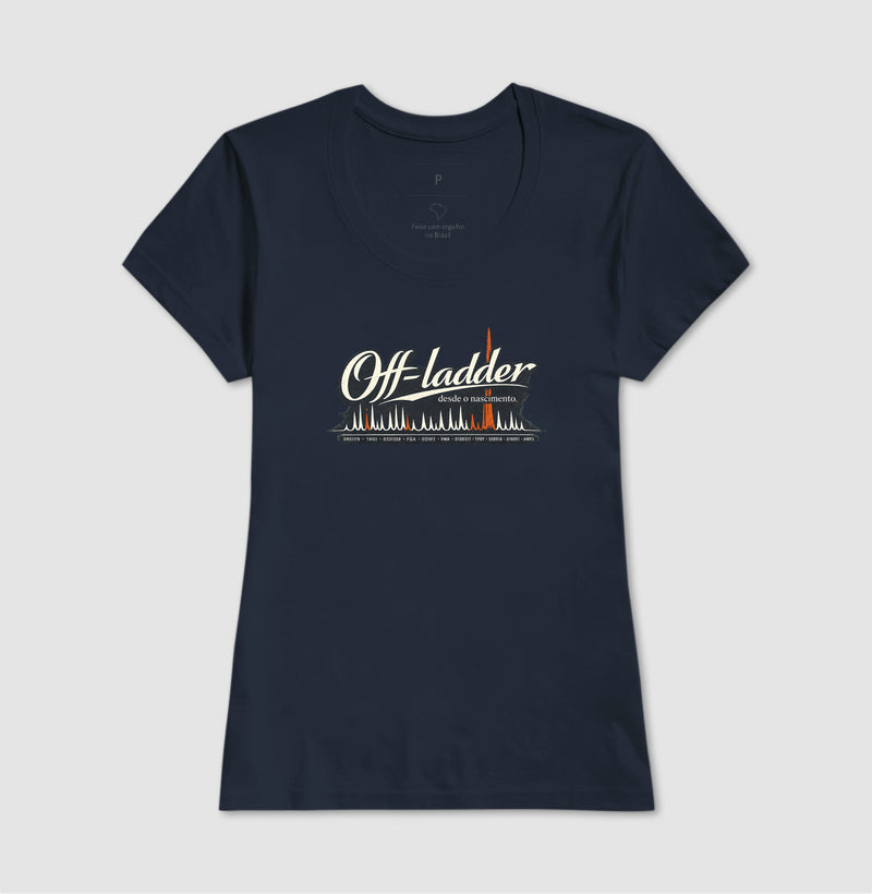 Camiseta Genética Forense "Off-Ladder Desde o Nascimento" | Fora do Padrão