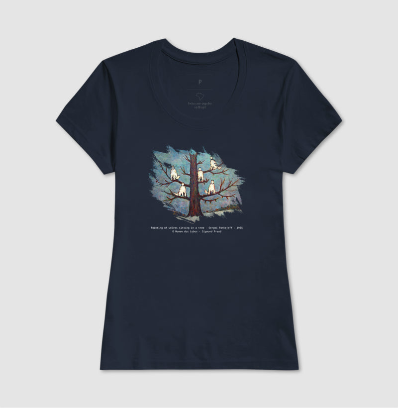 Camiseta "O Homem dos Lobos" | O Caso Clínico de Freud