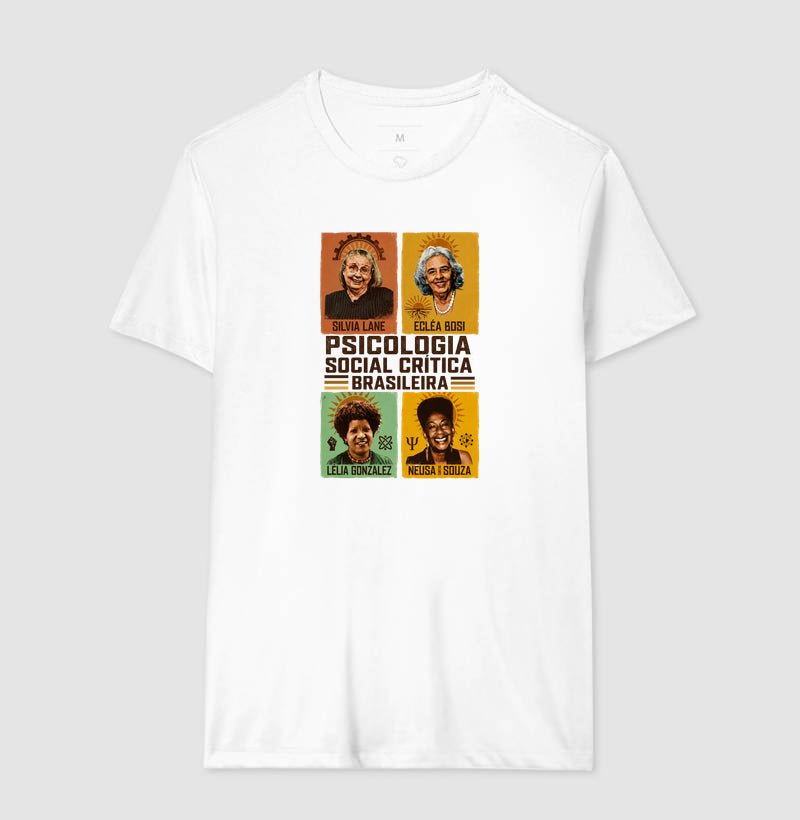 Camiseta "Psicologia Social Crítica Brasileira" | Legado, Luta e Resistência