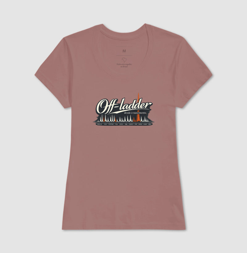 Camiseta Genética Forense "Off-Ladder Desde o Nascimento" | Fora do Padrão