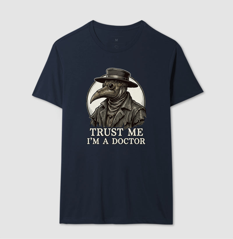 Camiseta Medicina Legal "Plague Doctor" | O Último Diagnóstico