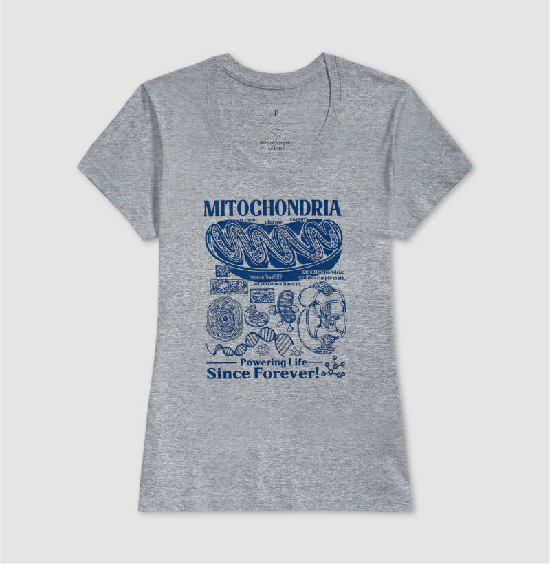 Camiseta "Mitochondria: Powering Life" | A Usina de Força da Vida