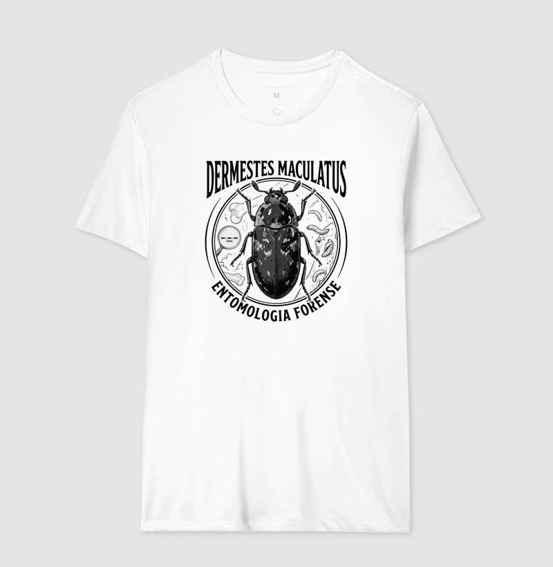 Camiseta Besouro Dermestes Maculatus | Entomologia Forense