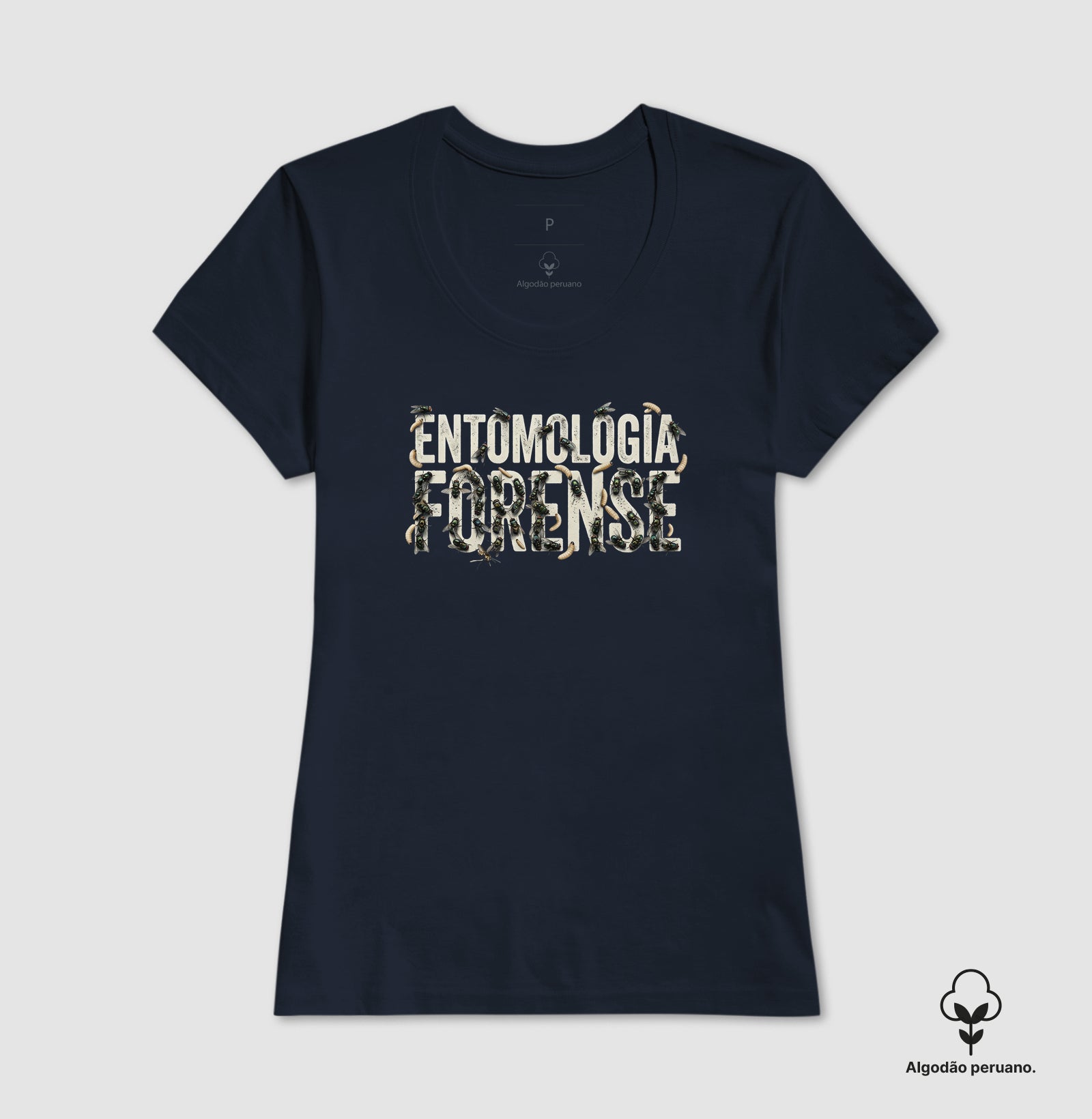 Camiseta Algodão Peruano Entomologia Forense | As Testemunhas