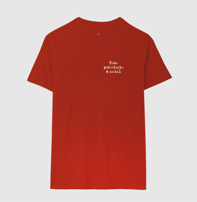 Camiseta Psicologia Sócio-Histórica Silvia Lane - Toda Psicologia é Social | Typewriter