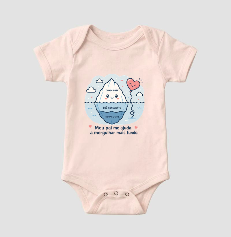 Body Infantil Psicanálise "O Iceberg do Inconsciente" | Meu Pai Psicanalista