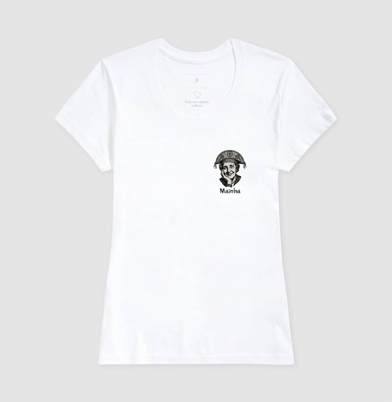 Camiseta Psicanálise Melanie Klein "Mainha" Cangaceira | Pocket Print