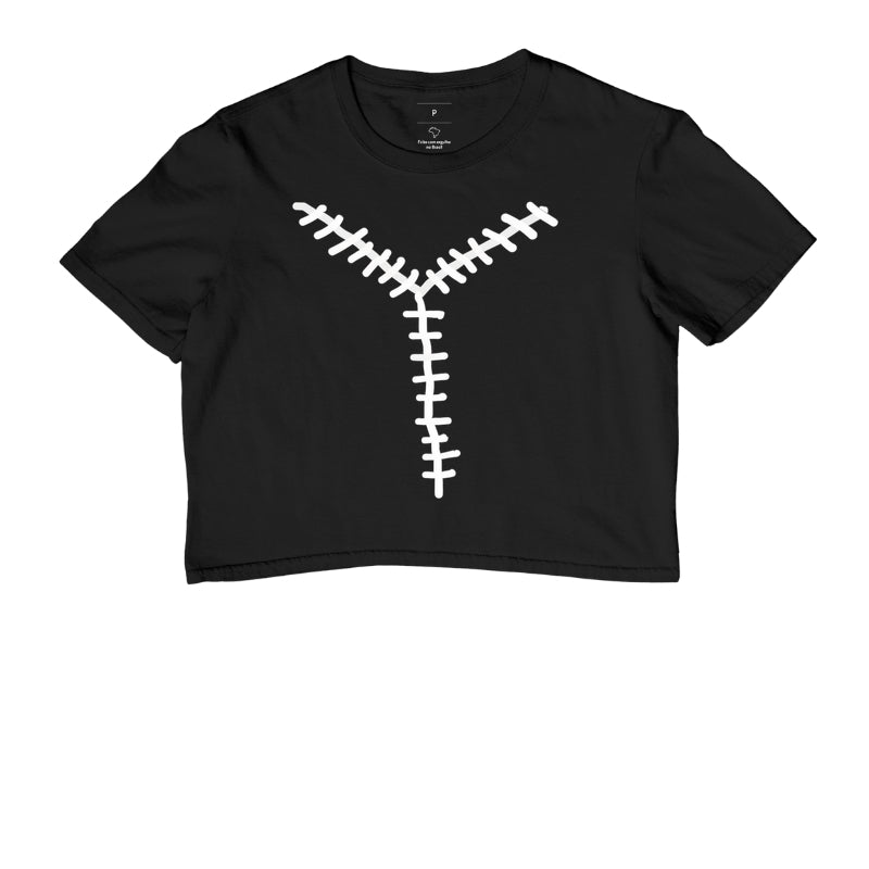 Camiseta Cropped Forense - A Incisão em Y (Medicina Legal) | Minimalista Dark
