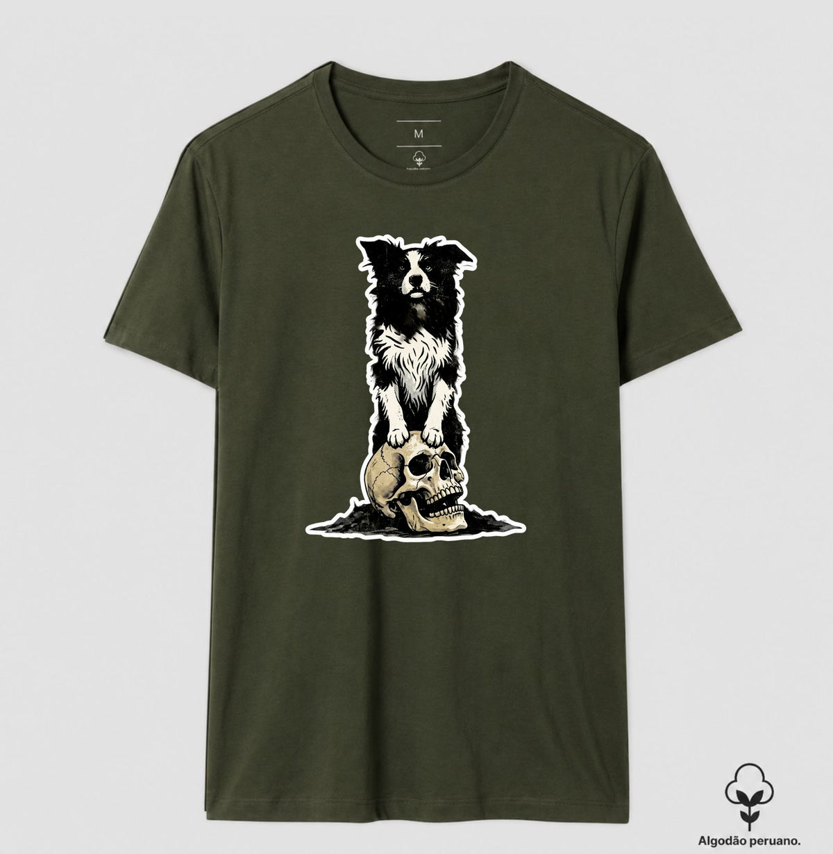 Camiseta Algodão Peruano "Cão Legista" | K9 Cadáver & Antropologia Forense