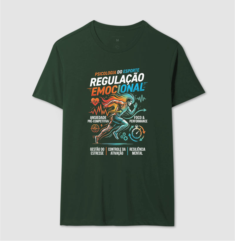 Camiseta Psicologia do Esporte "Regulação Emocional" | A Mente Campeã