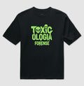 Camiseta Oversized Toxicologia Forense | O Veneno Está na Dose (Acid Style)