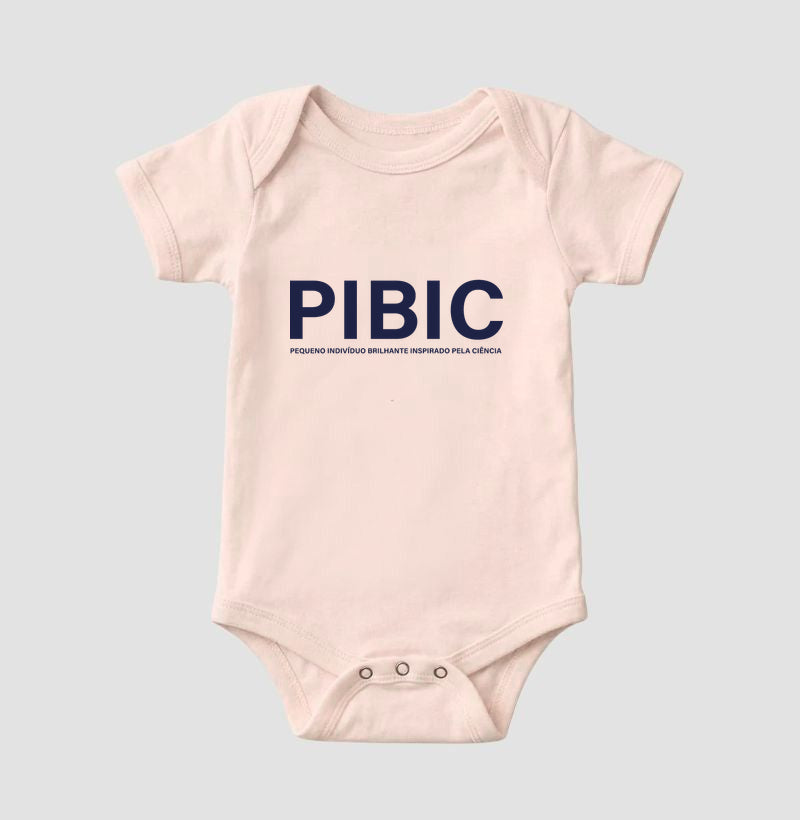 Body Infantil Vida Acadêmica - PIBIC (Iniciação Científica) | Tipografia Minimalista