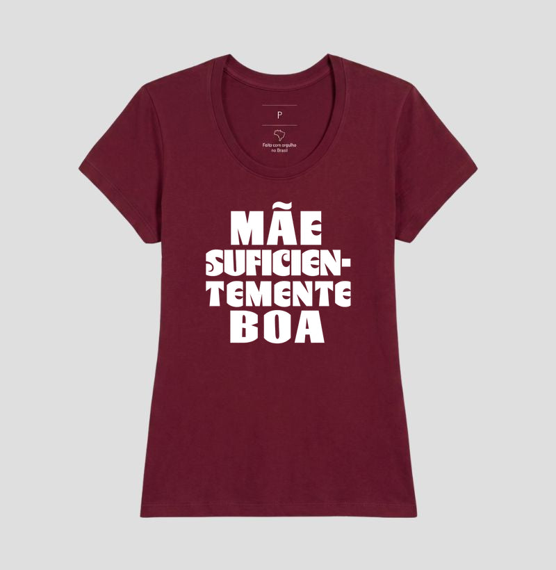 Camiseta Psicanálise "Mãe Suficientemente Boa" | O Alívio de Winnicott na Maternidade