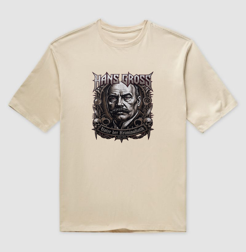 Camiseta Oversized Hans Gross | Vater der Kriminalistik