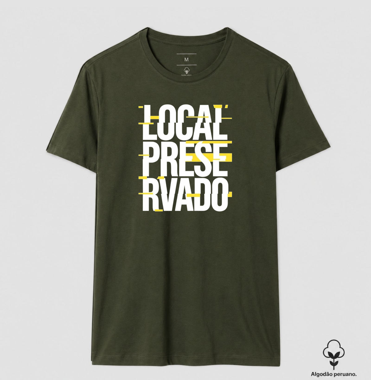 Camiseta Algodão Peruano "Local Preservado" | Perícia Criminal & Estilo Urbano
