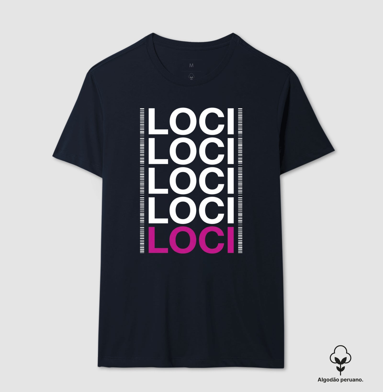 Camiseta Algodão Peruano Genética Forense "LOCI" | O Painel do DNA & Identificação Humana
