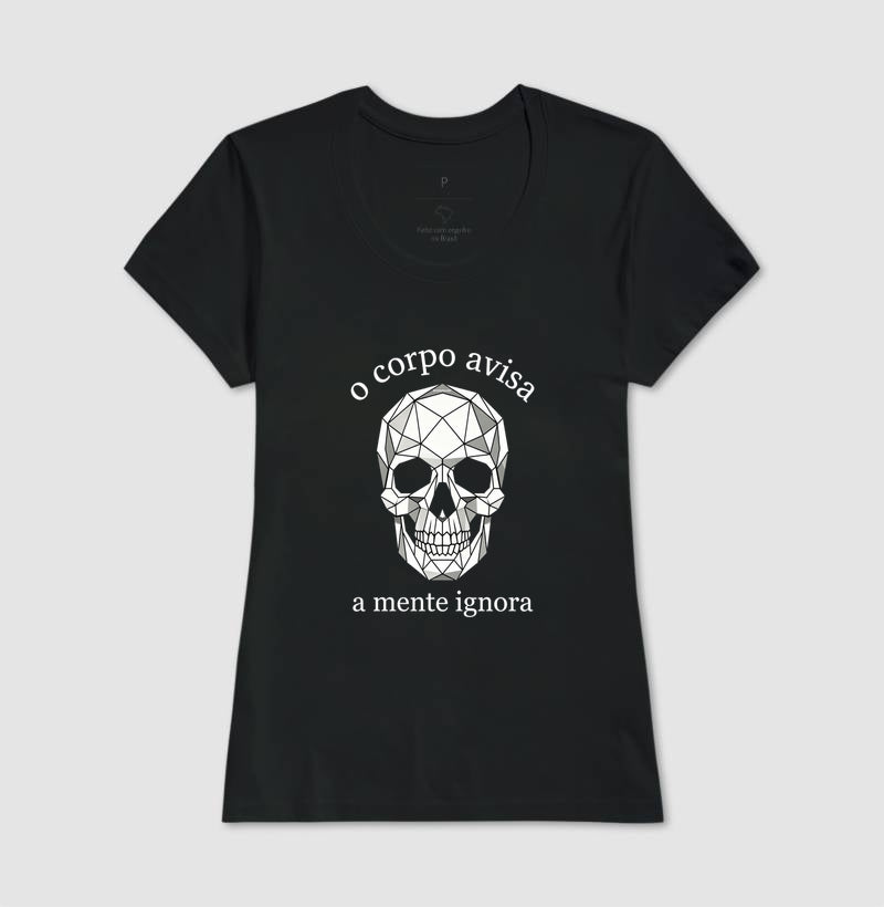 Camiseta Medicina Legal "O Corpo Avisa" | A Verdade Anatômica