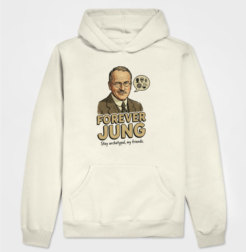 Hoodie Moletom Psicanalítica Carl Jung - Forever Jung (Archetypal) | Pop Art Vintage
