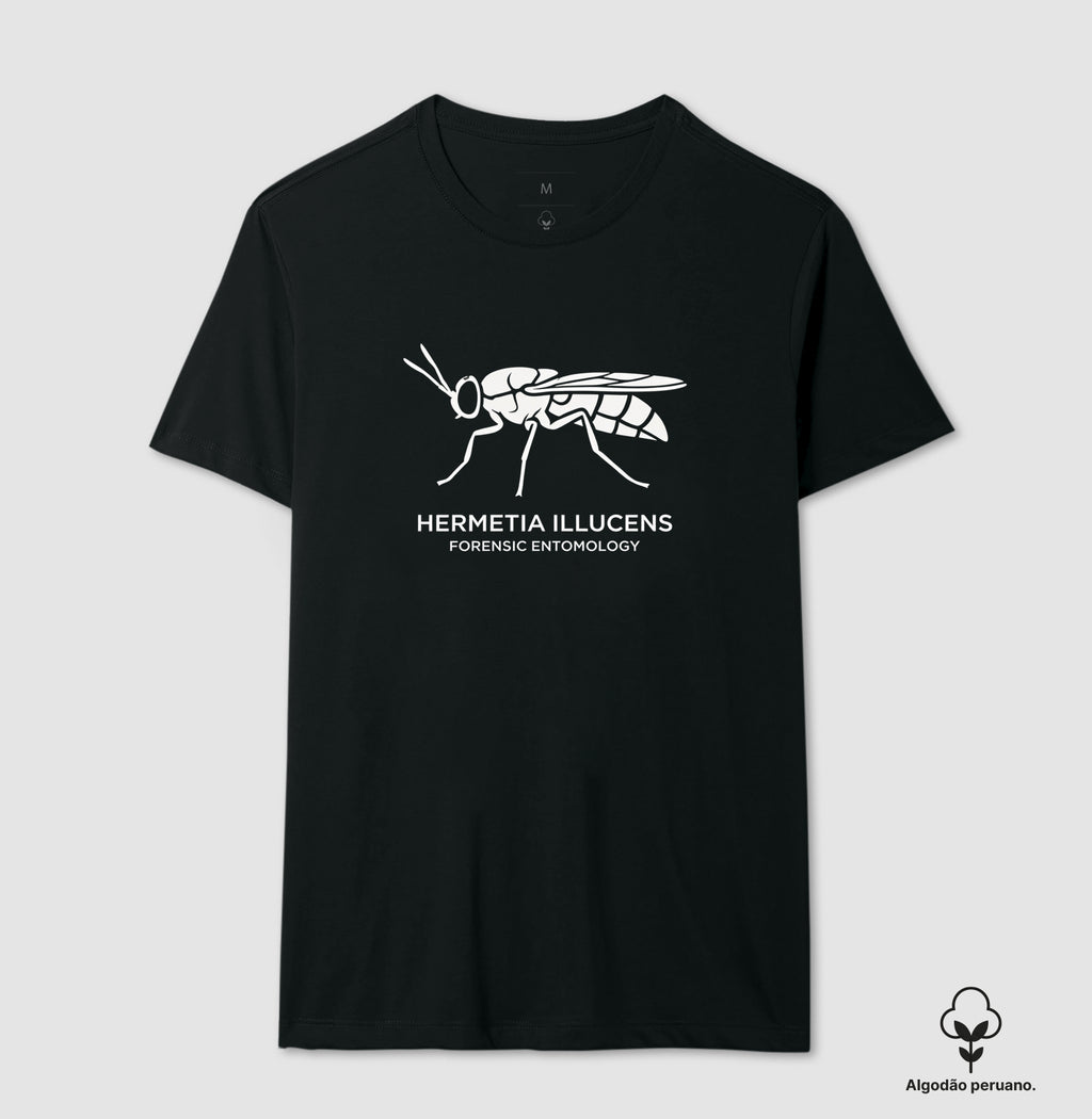 Camiseta Algodão Peruano "Hermetia Illucens" | O Minimalismo Forense