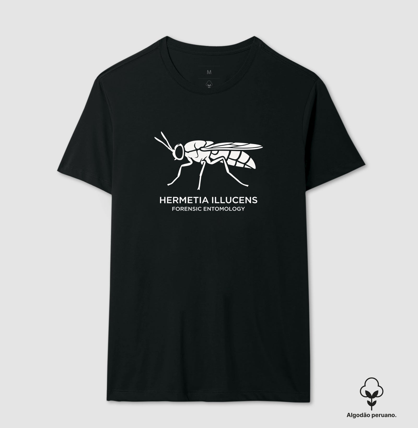 Camiseta Algodão Peruano "Hermetia Illucens" | O Minimalismo Forense