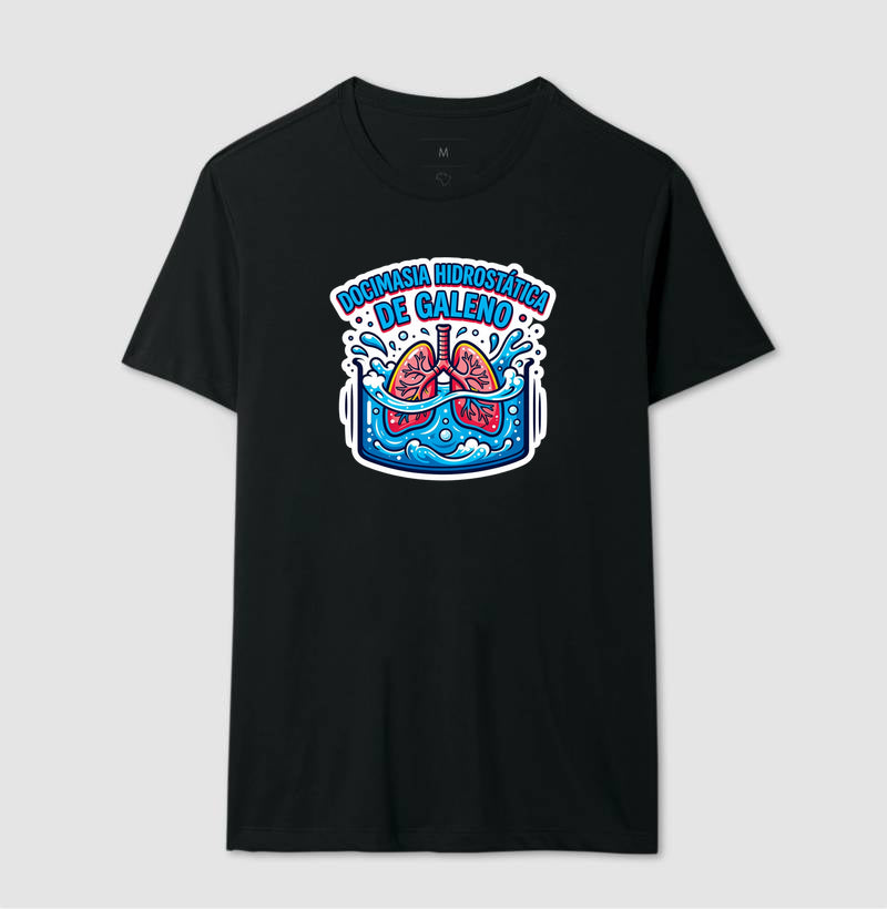Camiseta Medicina Legal "Docimasia de Galeno" | O Teste do Primeiro Fôlego
