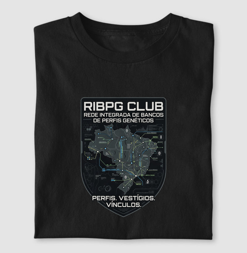 Camiseta RIBPG Club | Perfis, Vestígios, Vínculos