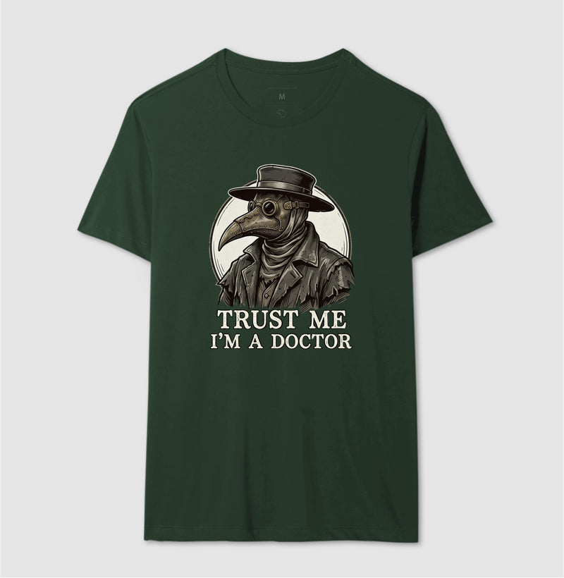 Camiseta Medicina Legal "Plague Doctor" | O Último Diagnóstico