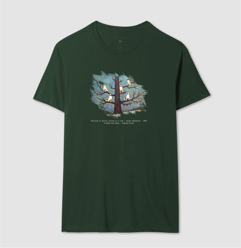 Camiseta "O Homem dos Lobos" | O Caso Clínico de Freud