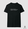 Camiseta Algodão Peruano "Logs Don't Lie" | O Código Forense