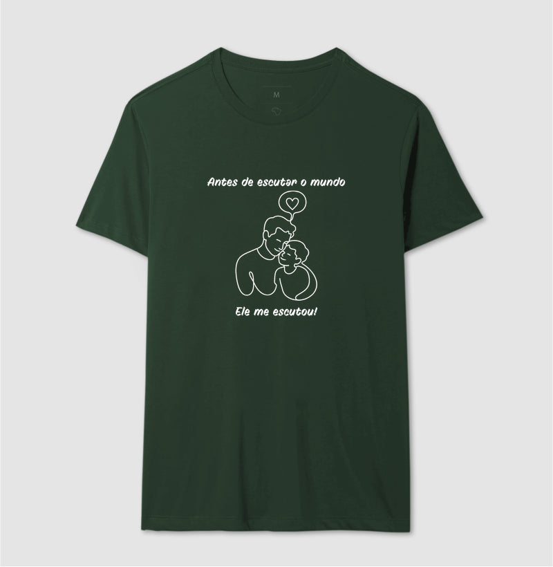 Camiseta "Antes de Escutar o Mundo" | Pais que escutam