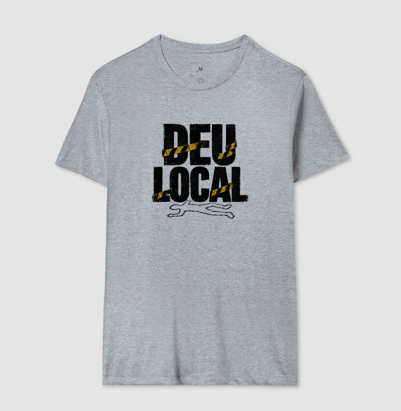 Camiseta Criminalística "Deu Local" | O Pesadelo do Fim de Plantão