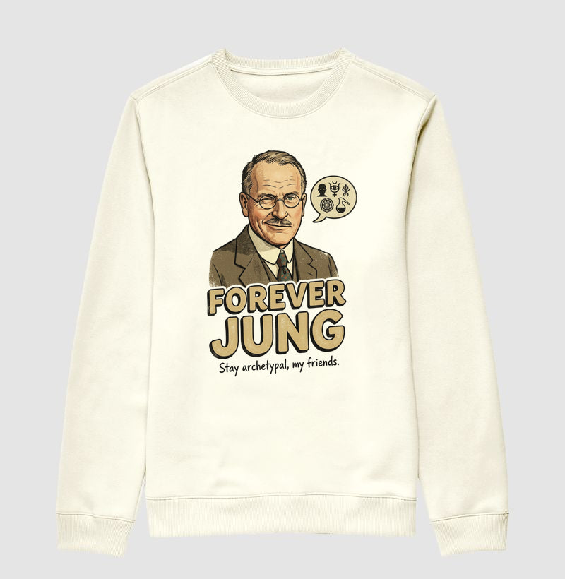 Suéter Moletom Psicanalítica Carl Jung - Forever Jung (Archetypal) | Pop Art Vintage