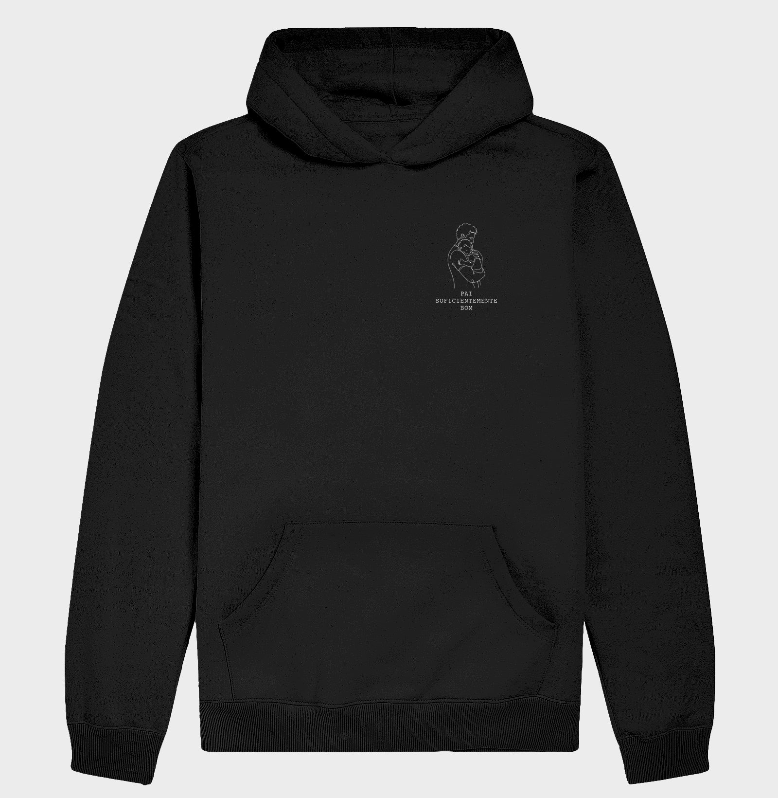 Hoddie Moletom Psicanálise Winnicott - Pai Suficientemente Bom | Line Art