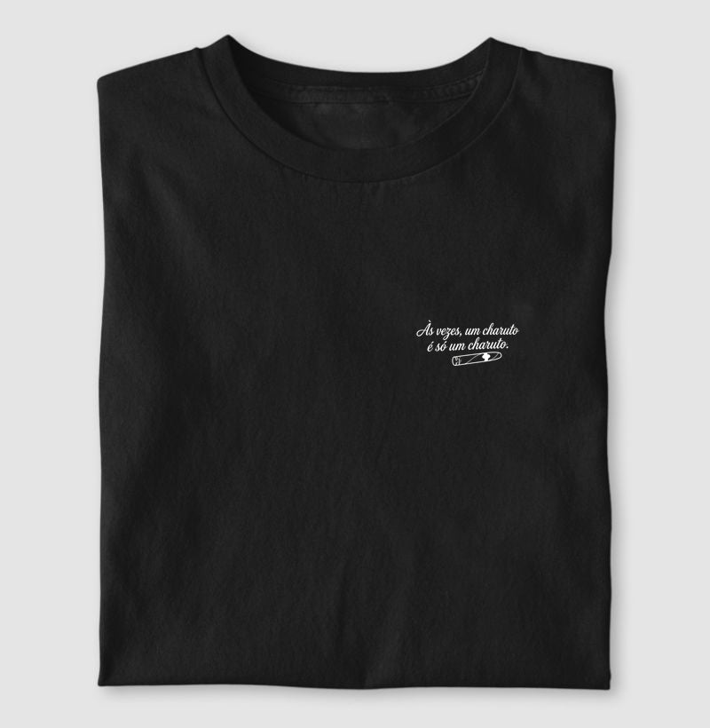 Camiseta Psicanálise Freud - Um Charuto é Só Um Charuto | Minimalista