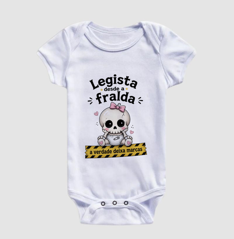 Body Infantil Medicina Legal "Legista Desde a Fralda" | A Pequena Cientista do IML