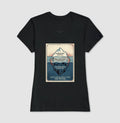 Camiseta Psicanálise Freud - Primeira Tópica (Iceberg Topographical Model) | Vintage Poster