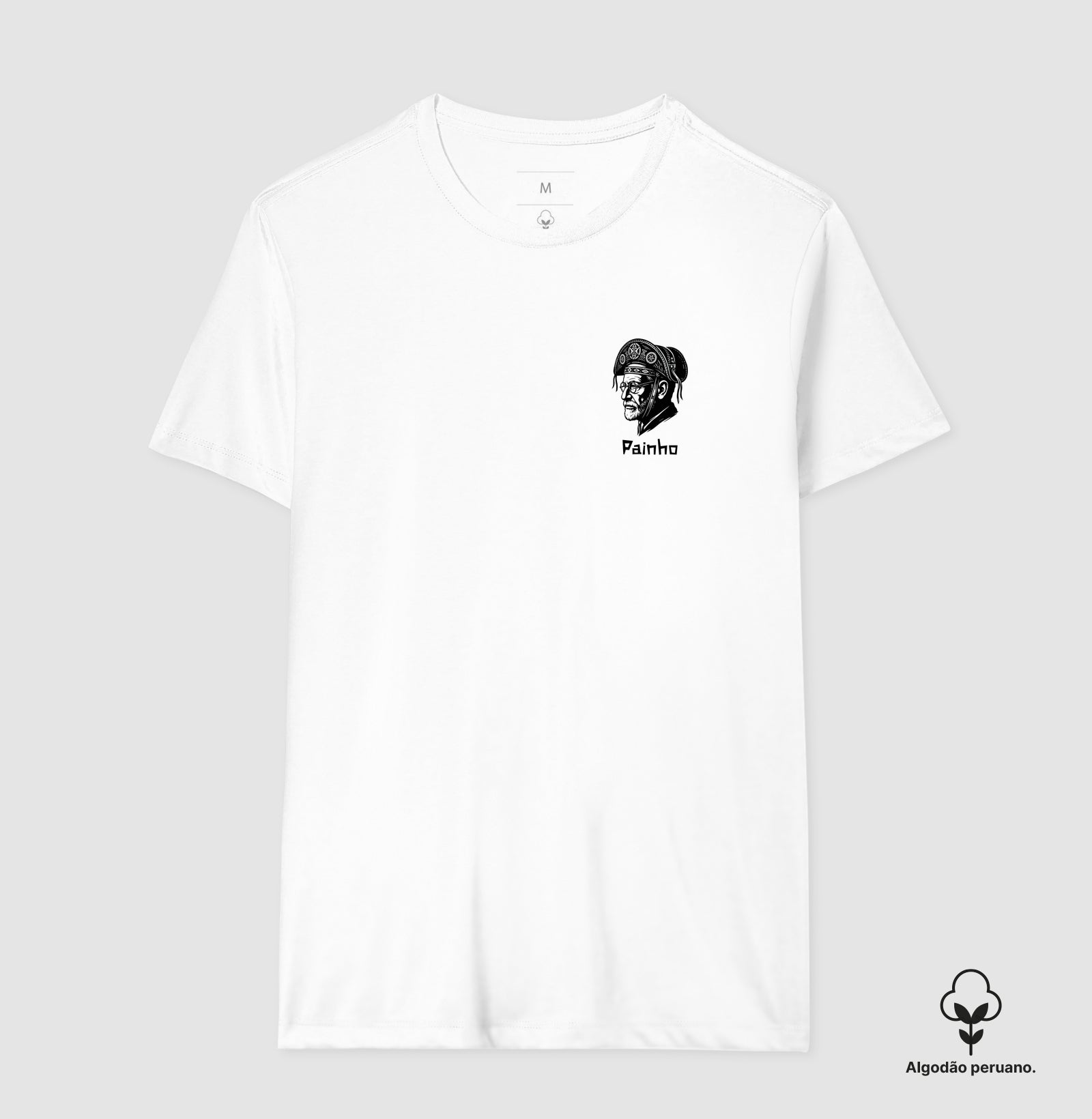 Camiseta Algodão Peruano Psicanálise Freud "Painho" Cangaceiro | Pocket Print