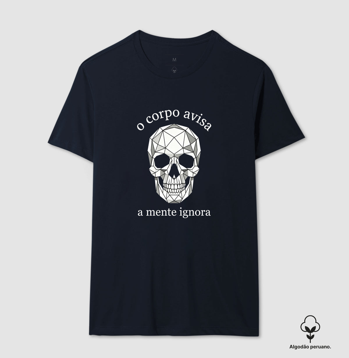 Camiseta Algodão Peruano  Medicina Legal "O Corpo Avisa" | A Verdade Anatômica