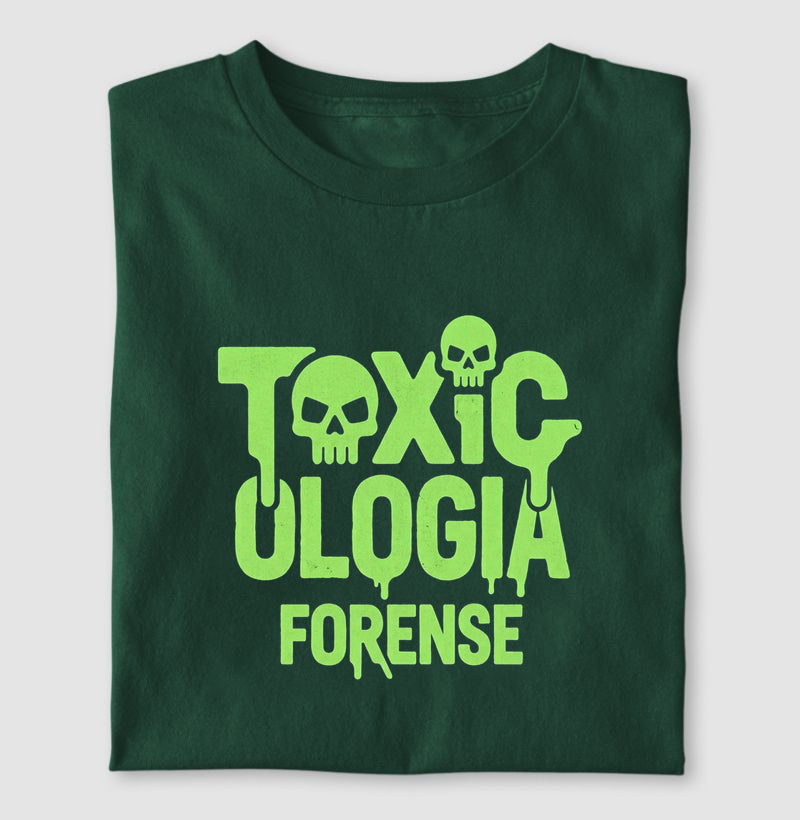 Camiseta Toxicologia Forense | O Veneno Está na Dose (Acid Style)