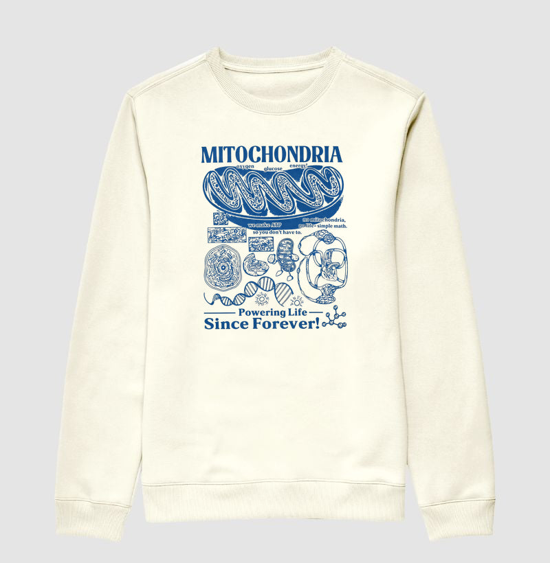 Suéter Moletom "Mitochondria: Powering Life" | A Usina de Força da Vida