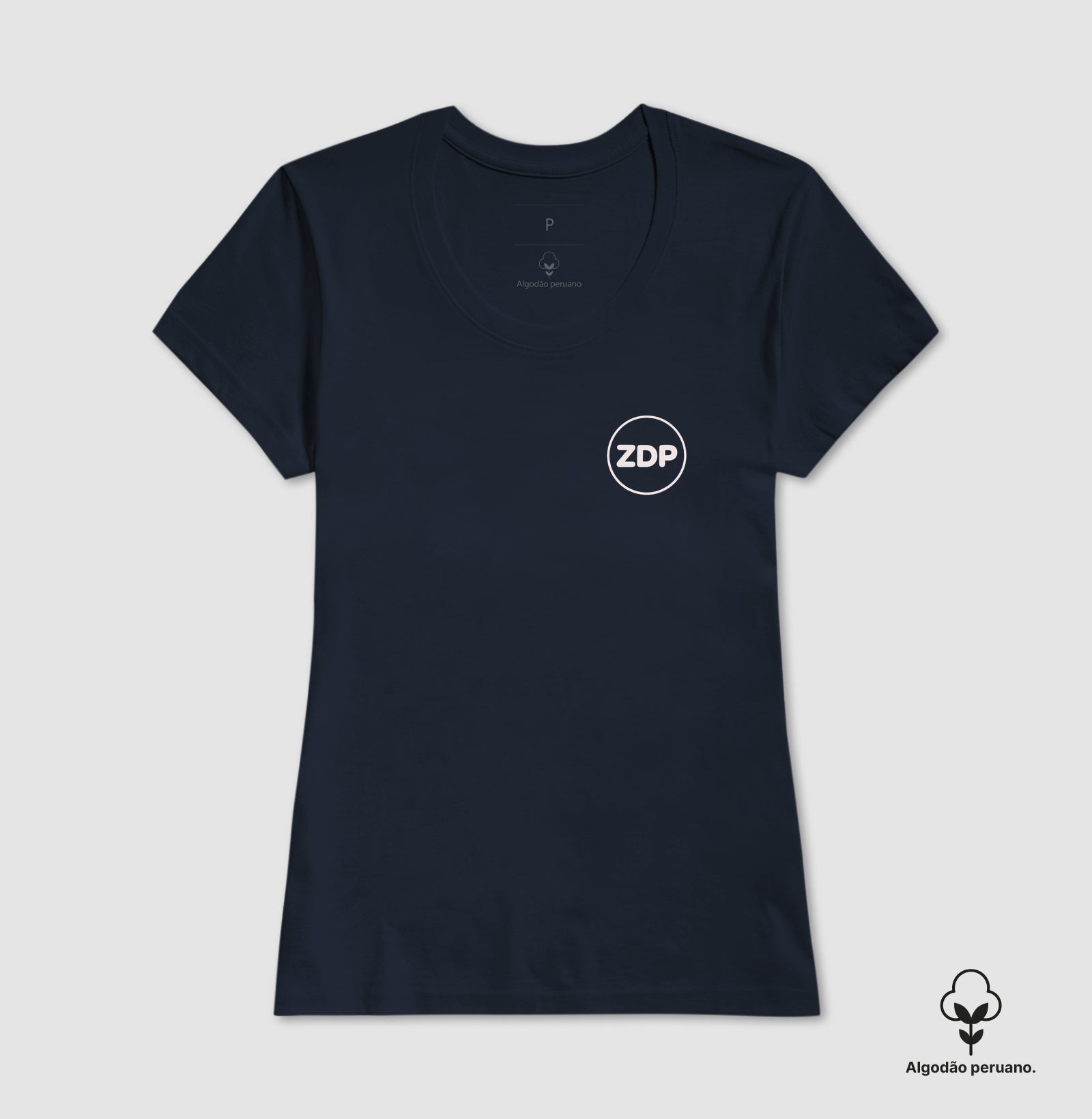 Camiseta Algodão Peruano Psicologia Lev Vygotsky - ZDP (Zona de Desenvolvimento Proximal) | Minimalista