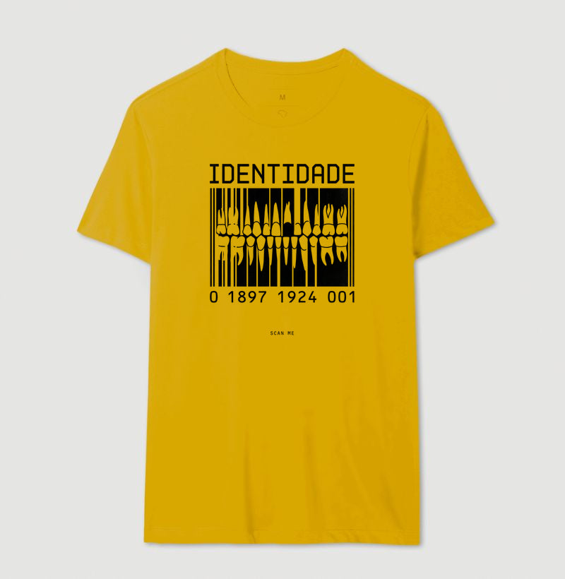Camiseta Odontologia Forense "Identidade" | O Código Único da Dentição
