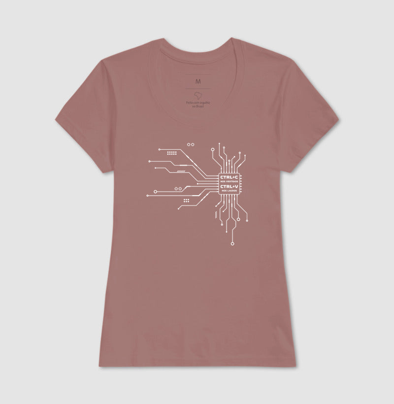 Camiseta Perícia Digital "CTRL+C nos Vestígios" | O Microchip do Laudo