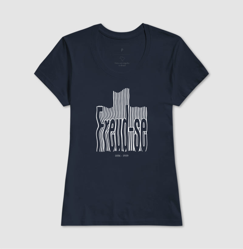 Camiseta Psicanálise "Freud-se" | Sigmund Freud & Op-Art Streetwear