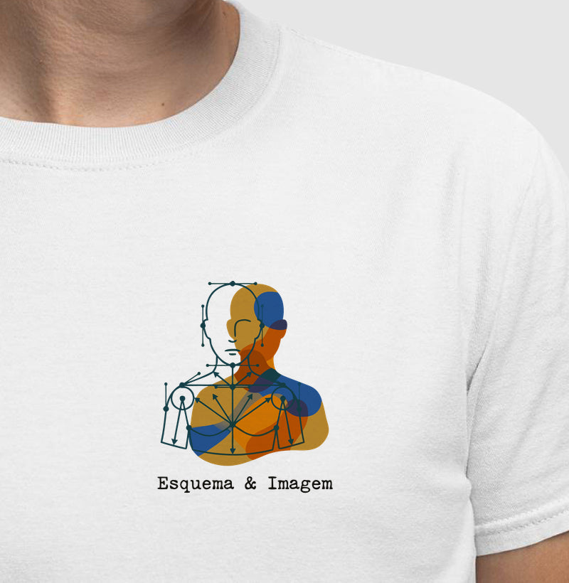Camiseta Psicanálise Françoise Dolto - Esquema & Imagem Corporal | Ilustração Minimalista