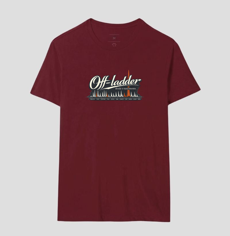 Camiseta Genética Forense "Off-Ladder Desde o Nascimento" | Fora do Padrão