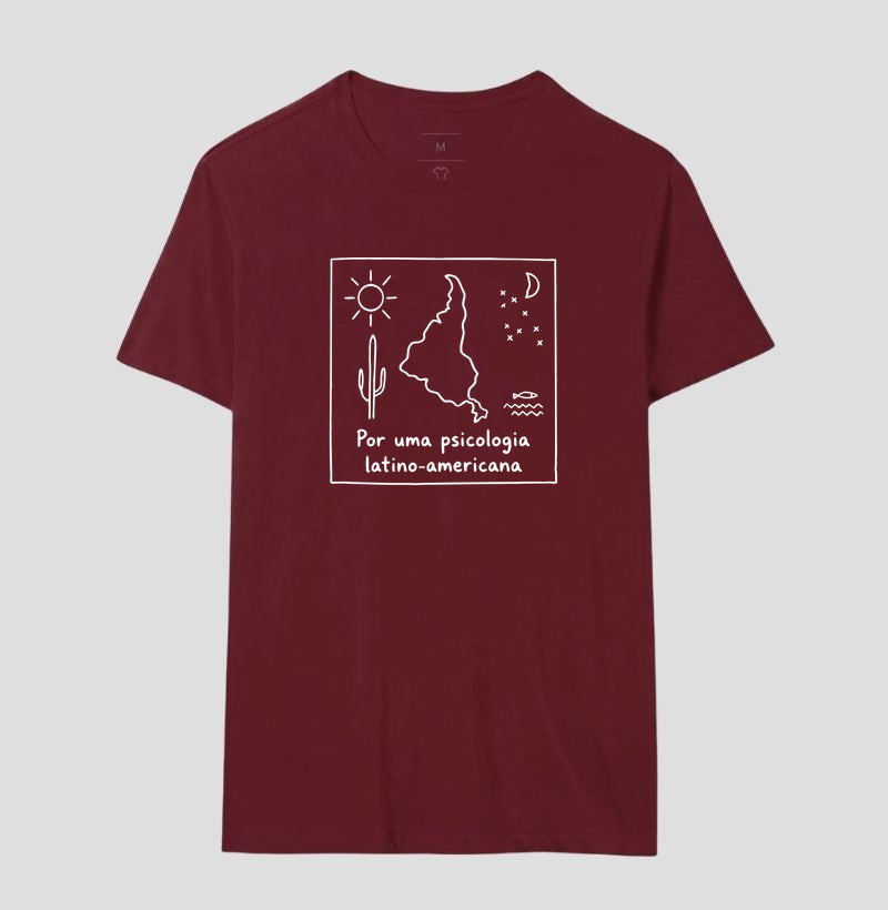 Camiseta "Por uma Psicologia Latino-Americana" | O Sul é o Nosso Norte